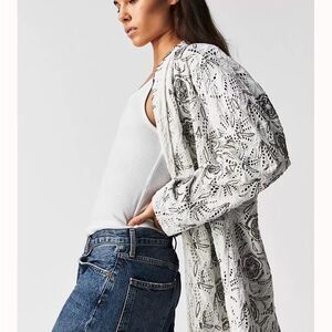 Free People Venus Eyelet Jacket